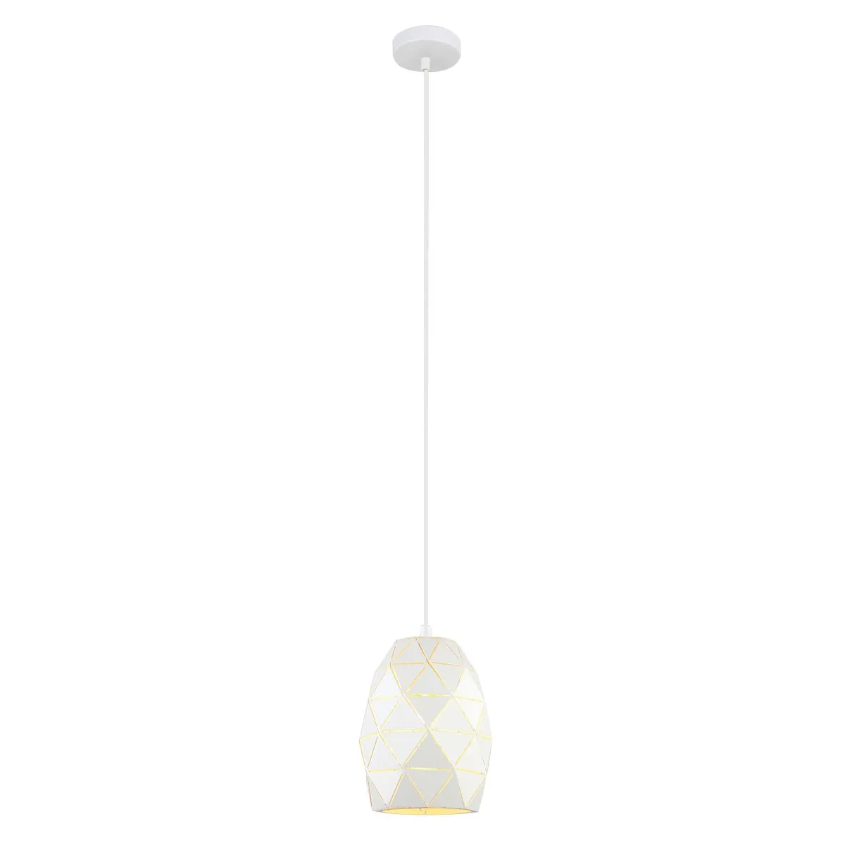Harley, nowoczesna lampa wisząca, biała, E27, MDM-3480/1 W
